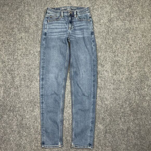 American Eagle Outfitters Denim - American Eagle Jeans Womens Size 24 Blue 90's Straight